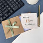 18th Black And Gold Birthday Card, thumbnail 5 of 6