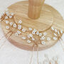 Beaded Gypsophila Bridal Hair Pins, thumbnail 5 of 5