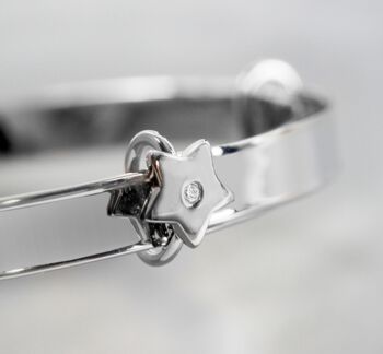 Personalised Sterling Silver Childs Star Bracelet, 5 of 5