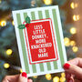 Cheeky Christmas Card For Women, thumbnail 1 of 3