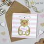 Teddy Baby Girl Card, thumbnail 2 of 2