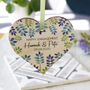 Happy Engagement Wooden Heart Decoration Gift, thumbnail 7 of 12
