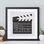 Personalised Film Clapperboard Artwork, thumbnail 1 of 8