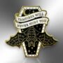 Vampires Will Never Hurt You Hard Enamel Pin Badge, Halloween Brooch, Gothic Gift For Teenagers, thumbnail 3 of 8