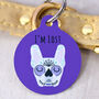 Day Of The Dead Halloween Dog ID Tag, thumbnail 11 of 12