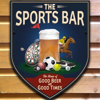 Sports Bar Man Cave Pub Sign, 4 of 12