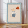 Mouse Mushroom Nursery Art Print, thumbnail 1 of 3