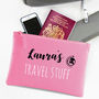 Personalised Travel Essentials Bag, thumbnail 3 of 4