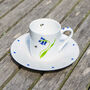 Bluebell Espresso Bone China Cup And Saucer, thumbnail 1 of 2