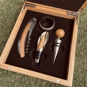 Engraved Wine Gift Set, 7 of 8