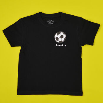 'Football Crazy' Personalised Kids T Shirt, 3 of 3