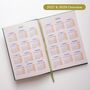 2027 Diary | A5 Hardcover Week To View | Sage Stripe, thumbnail 3 of 10