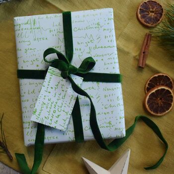 Christmas Written Fun Sayings Wrapping Paper Set, 2 of 10