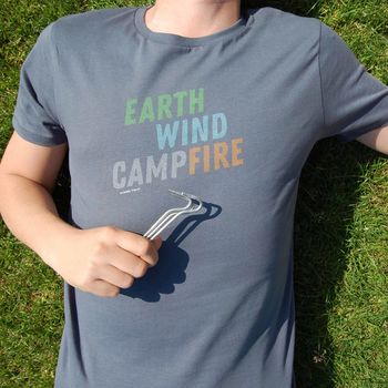 Earth, Wind And Campfire T Shirt, 2 of 3