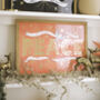 Peace Gold Typographic Christmas Print, Unframed, thumbnail 4 of 4