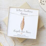 When Feathers Appear Necklace, Large Rose Gold Feather, thumbnail 1 of 3