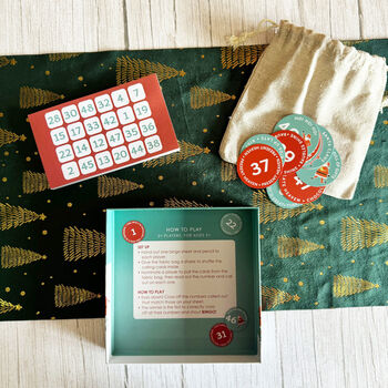 Fun Santa Bingo Christmas Family Game Five+ Years, 5 of 5