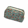 Personalised Tropical Bird Wash Bag In Soft Blue, thumbnail 5 of 6