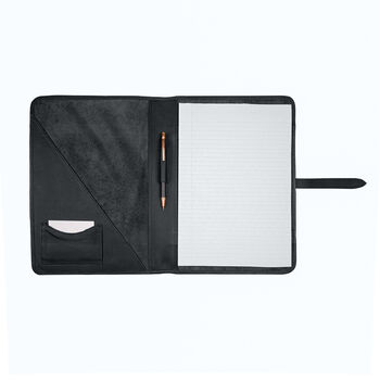 Black And White Pony Hair Leather A4 Document Holder, 3 of 7