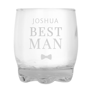 Personalised Best Man Tumbler Gift Boxed, 2 of 3