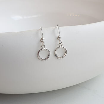 Silver Ring Earrings, 2 of 3