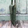 Dark Green Mini Crossbody Handbag, thumbnail 4 of 6
