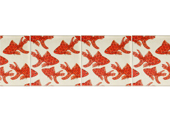 'Goldfish' Ceramic Tile, 8 of 10