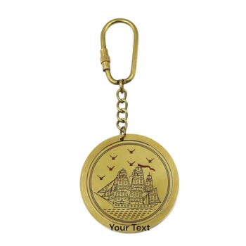 Brass Keyring With 40 Yrs. Calender, 3 of 4