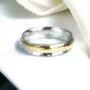 Personalised Slim Brass Spinner Ring In Sterling Silver, thumbnail 2 of 12