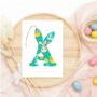 Personalised Keepsake Easter Bunny Wooden Decoration, thumbnail 1 of 2