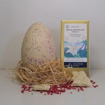 White Chocolate Raspberry Easter Egg, 3 of 5
