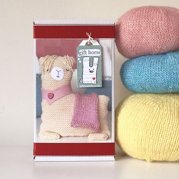 No Drama Llama Knitting Kit, 2 of 2