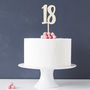 Birthday Age Wooden Cake Topper, thumbnail 7 of 9