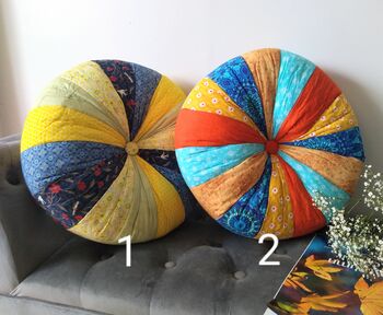 Floral Round Cushion, 7 of 8