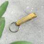 Personalised Gold Bottle Opener Keyring, thumbnail 1 of 5