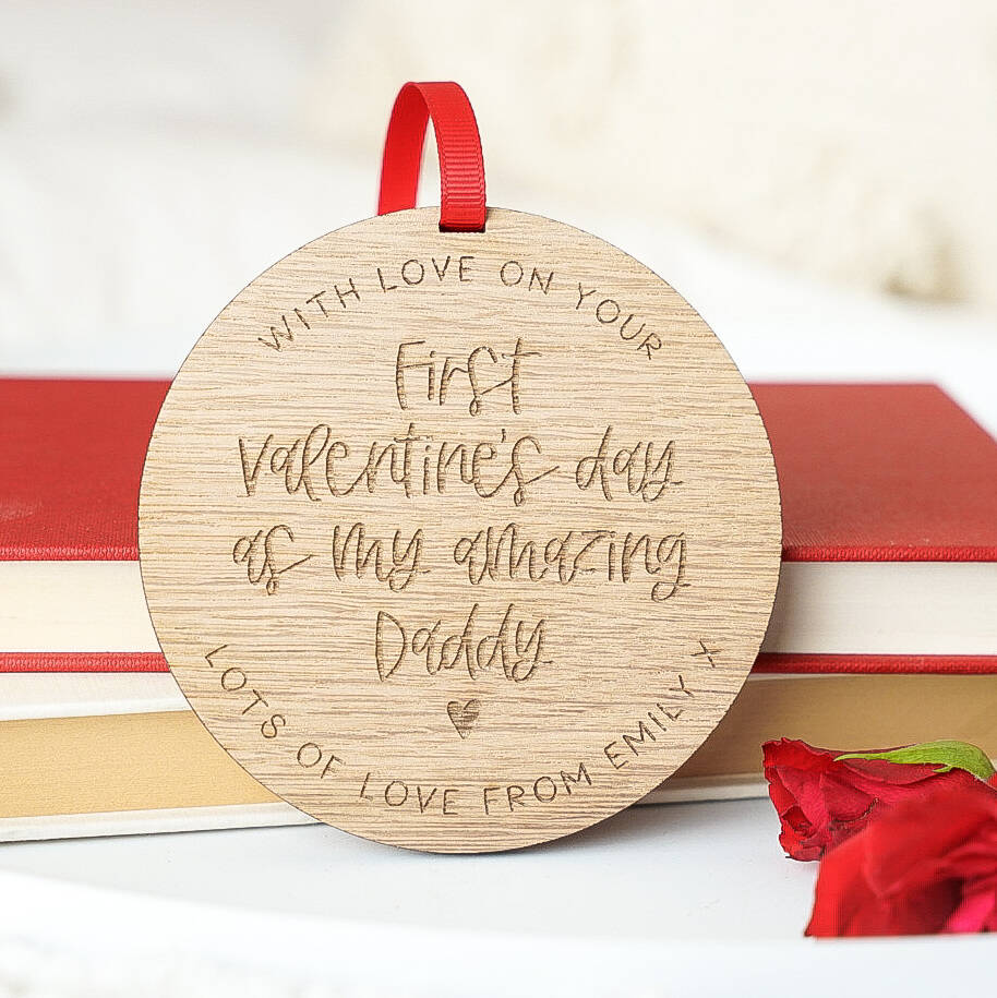 First Valentine's As My Daddy' Personalised Gift By Here's To Us