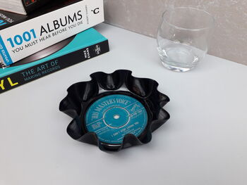 Fluted Vinyl Record Bowl, 2 of 9