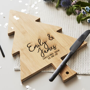 Couples Personalised Chopping/Cheese Board, 2 of 6