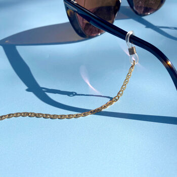 Gold Plated Mariner Link Sunglasses Chain, 2 of 6