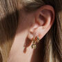 Mini Lucky Charm Hoop Earrings, thumbnail 5 of 11