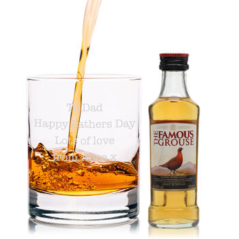 Whisky And Tumbler Famous Grouse Gift Set, 3 of 3