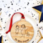 Personalised Wooden Child's Drawing Bauble, thumbnail 7 of 12