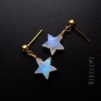 Celestial Star Stud Earrings, 2 of 12