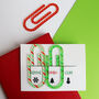 Christmas Acrylic Jumbo Paperclip Set, thumbnail 5 of 7