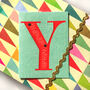 Mini Y Alphabet Card, thumbnail 1 of 5