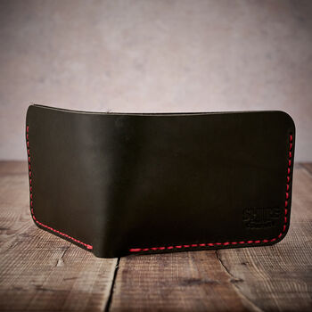 Personalised Bespoke Leather Mens Wallet Four Slots, 5 of 11