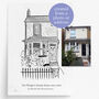 'Black And White Hand Drawn House Portrait', thumbnail 2 of 7