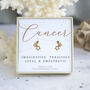 Yellow Gold Vermeil And Cz Zodiac Earrings Cancer, thumbnail 1 of 5