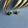 Ceramic Green Earring Set, thumbnail 3 of 8