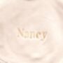 Embroidered White Baby Bib, thumbnail 5 of 8